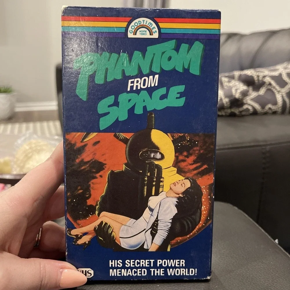 Phantom From Space Sci-Fi B Horror Movie Goodtimes Video VHS B&W
